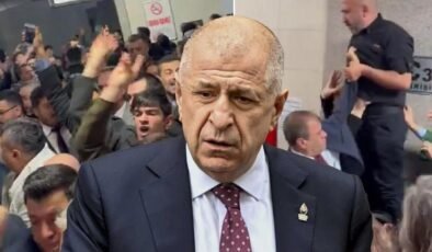 Özdağ ilk kez hakim karşısında! Adliye koridorunda büyük arbede